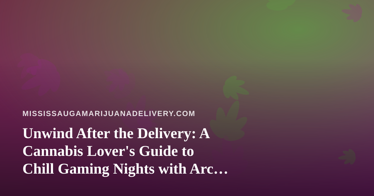 Unwind After the Delivery: A Cannabis Lover’s Guide to Chill Gaming Nights with Arc Raiders and Wardogs